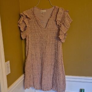 Women's Ruffled Blush Top